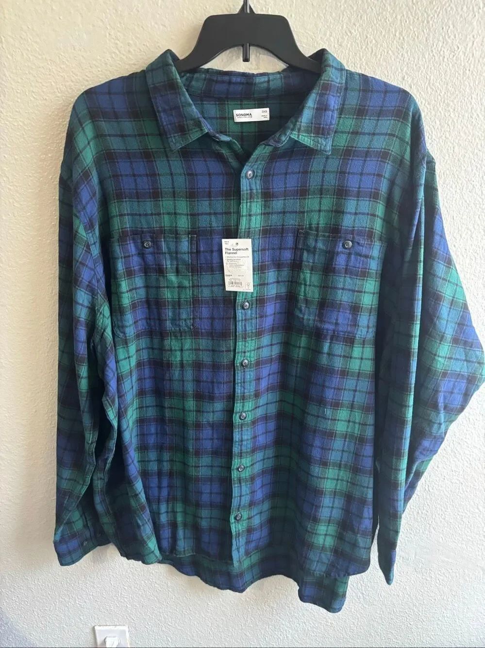 ❤️Sonoma Good for Life Men’s Waffle Knit Thermal Shirt 3XB